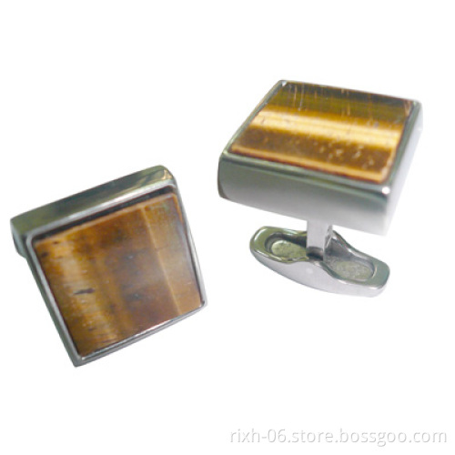 titanium cufflinks with amber,titanium cufflinks